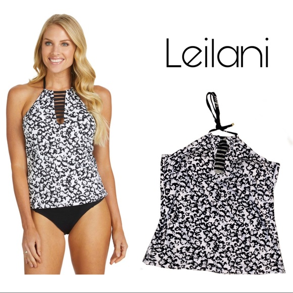 leilani Other - Garden Cape Cod High Neck Tankini Swim Top